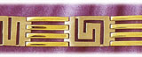 13mm 14K Two Tone Gold Fancy Men's Bracelet