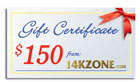 $150 Gift Certificate