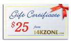 $25 Gift Certificate