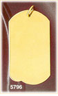 14Kt Gold Custom Laser Engraved Dog Tag Charm
