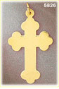 14K Gold Custom Engravable Cross Pendant