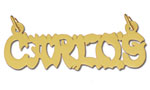 14K Gold Personalized Chinese Style Nameplate