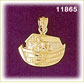 14Kt Gold Noah's Ark Charm