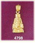 14k gold great egyptian pharaoh charm