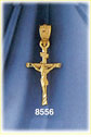 3-d crucifix charm