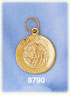 14K Gold Saint Michael Archangel Pray For Us Charm
