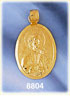 14K Gold Saint Peter The Apostle Medallion