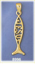 religious fish pendant