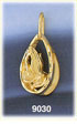 Praying Hands 14k Gold Religious Pendant