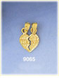 breakaway 14k gold genesis 31:49 mizpah heart charm