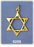 14K Gold Jewish Star of David Charm