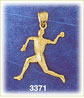 14K Gold Baseball Pitcher Charm