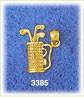 14k gold 3d golf bag charm