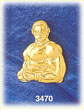 14k gold bodybuilder charm