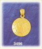14K Gold Volleyball Charm