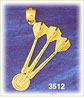 14K Gold Set of Dart Charm