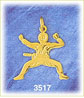 14K Gold Ninja Charm