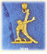 14K Gold Gymnast On Pommel Horse Gymnastics Charm