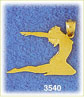 14K Gold Gymnast Charm