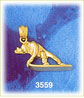 14K Gold Snowboarder Charm