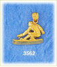 14K Gold Freestyle Snowboarding Charm