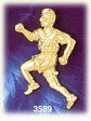 14K Gold Runner Charm