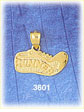 14K Gold Runner Shoe Charm
