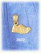 14K Gold Running Shoe Charm