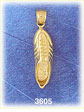 14K Gold 3D Running Shoe Charm