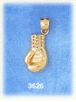 14K Gold Boxing Training Glove Charm