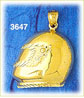 14k gold motorcycle helmet charm