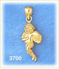 14K Gold 3D Pee Wee Football Charm