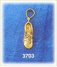 14K Gold Athletic Shoe Charm