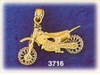 14K Gold 3D Customized Motorcycle Charm