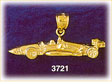 14k gold racing car charm