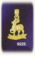 14K Gold 3-D Zodiac Aries Charm