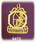 14K Gold Decorative Zodiac Sagittarius Charm