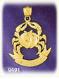 14K Gold Zodiac Cancer Charm