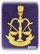 14K Gold Zodiac Libra Charm